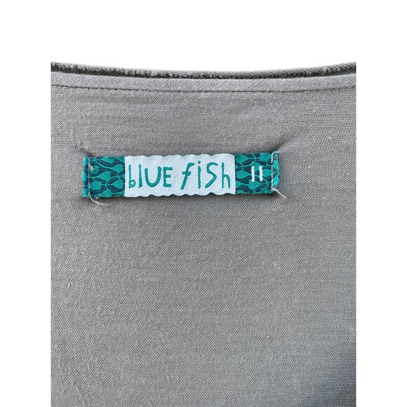 Blue Fish Women's XL XXL 3XL 2313 Everyday Tunic Nest Lagenlook Gray dress - Picture 14 of 16